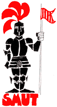 Sketch for the cover of an anti industrial accident brochure Smut- machine tools. - 1983