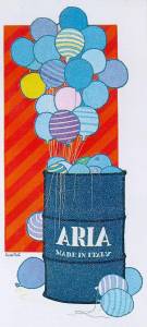 Aria - 1980 - olio - cm 50 x 110