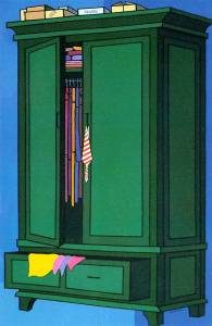 Big cupboard - 1994 - acrylic - cm 80x120