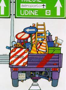 Quick intervention - 1976 - oil - cm 100x160